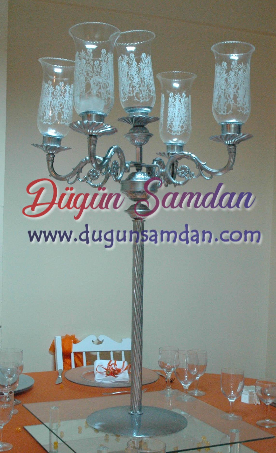 beş kollu şamdan