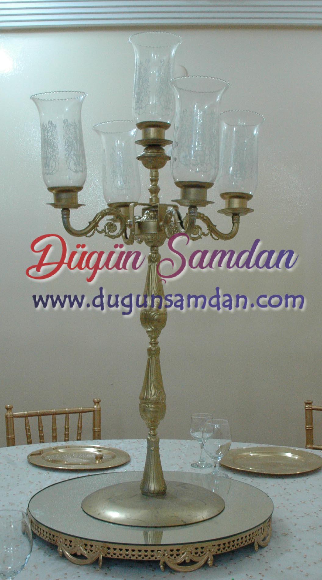 abajur şamdan