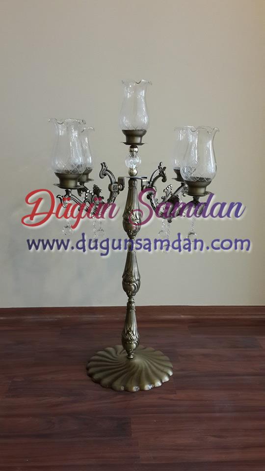 beş kollu şamdan