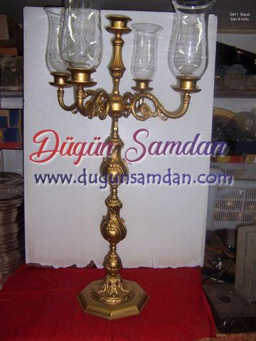 5 kollu şamdan